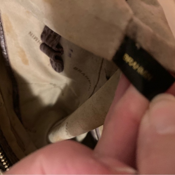 Brahmin Brown Crocodile Embossed Shoulder Bag - Picture 8 of 8